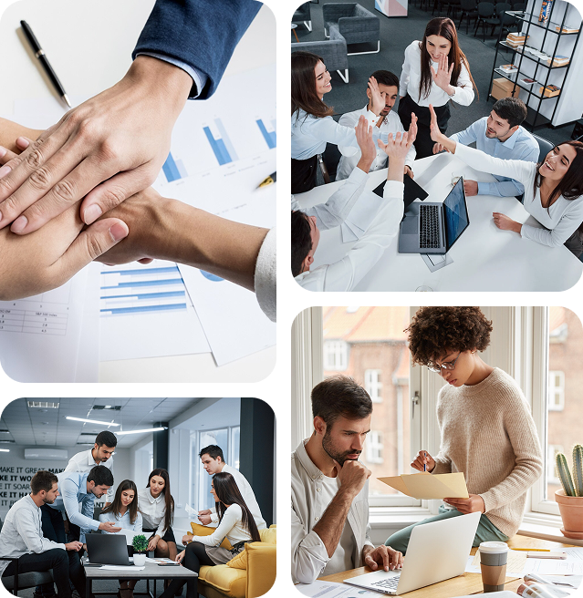 Hutter Products team collaborating during a maker week.